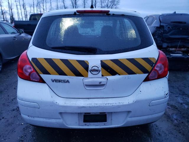 3N1BC1CP1CK298217 - 2012 NISSAN VERSA S WHITE photo 6