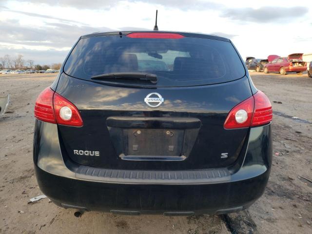 JN8AS58T48W015012 - 2008 NISSAN ROGUE S BLACK photo 6