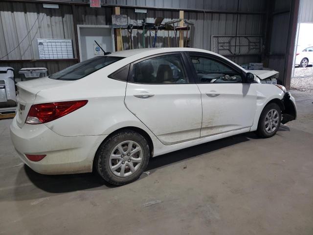 KMHCT4AEXDU393571 - 2013 HYUNDAI ACCENT GLS WHITE photo 3
