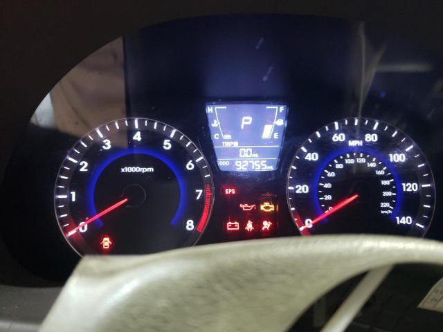 KMHCT4AEXDU393571 - 2013 HYUNDAI ACCENT GLS WHITE photo 9