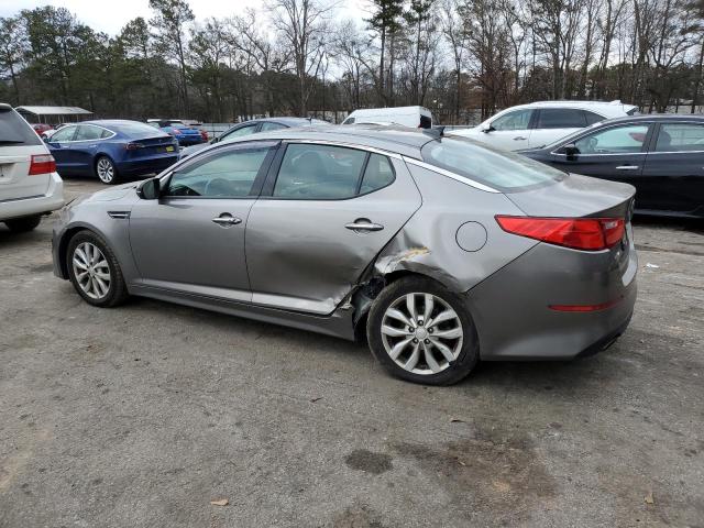 5XXGN4A78FG421359 - 2015 KIA OPTIMA EX GRAY photo 2