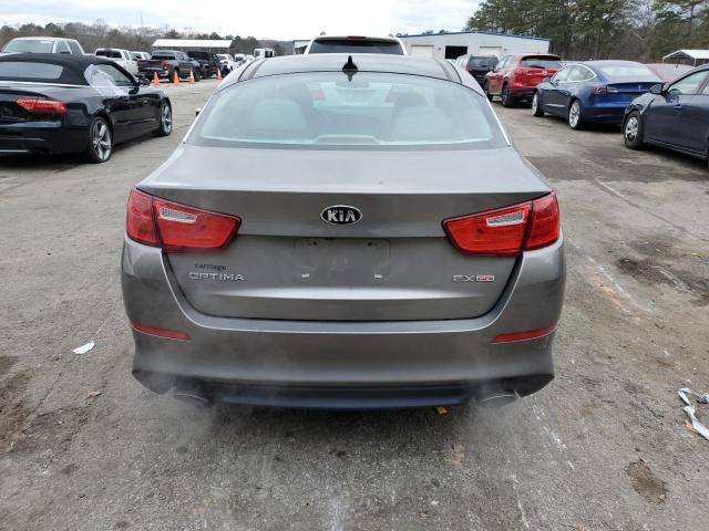 5XXGN4A78FG421359 - 2015 KIA OPTIMA EX GRAY photo 6