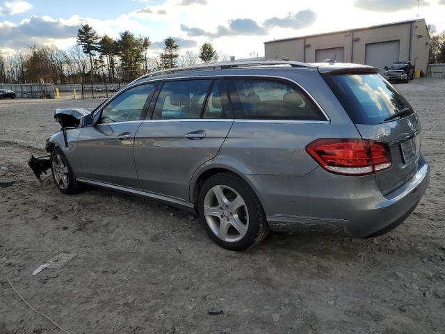 WDDHH8JB9EB022817 - 2014 MERCEDES-BENZ E 350 4MATIC WAGON SILVER photo 2