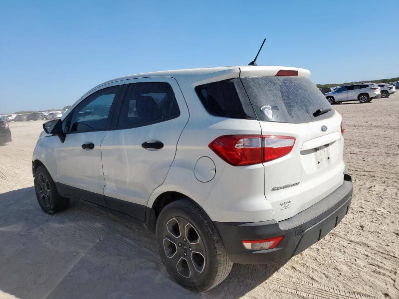 MAJ3S2FEXKC310122 - 2019 FORD ECOSPORT S Biały zdjęcie 2