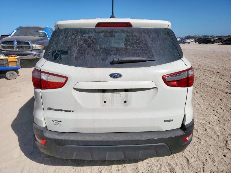 MAJ3S2FEXKC310122 - 2019 FORD ECOSPORT S Biały zdjęcie 6