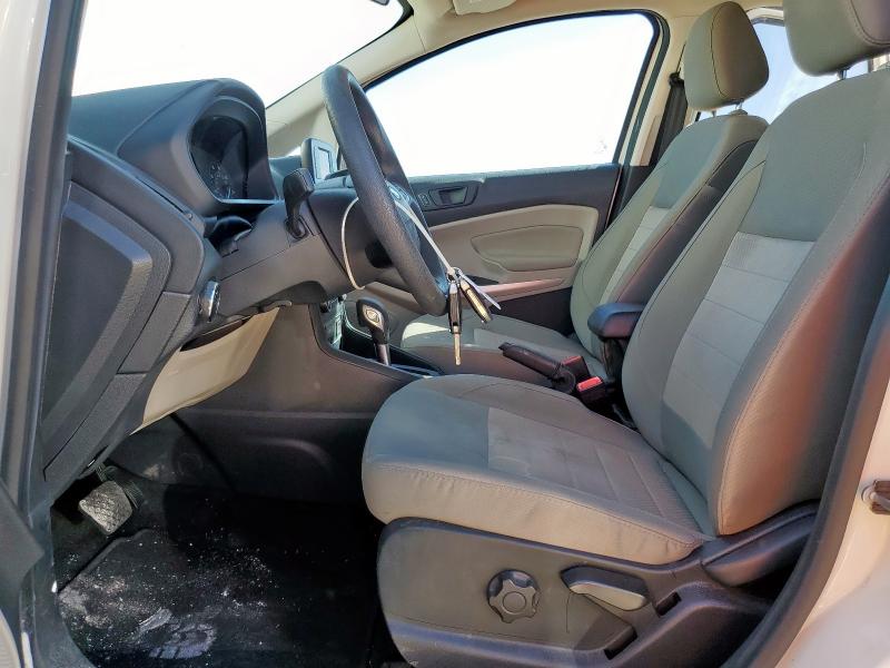 MAJ3S2FEXKC310122 - 2019 FORD ECOSPORT S Biały zdjęcie 7