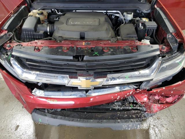1GCHTCE37G1365763 - 2016 CHEVROLET COLORADO LT RED photo 11
