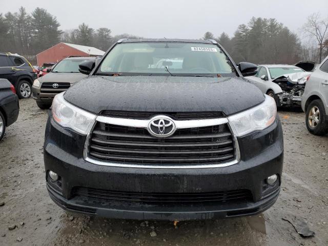 5TDJKRFH4GS255354 - 2016 TOYOTA HIGHLANDER XLE BLACK photo 5
