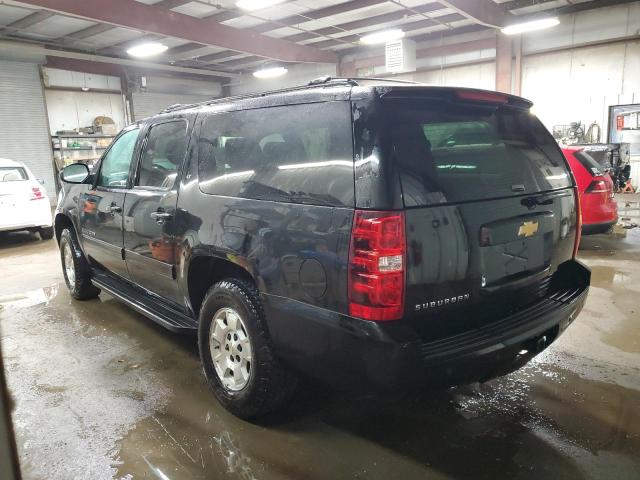 1GNSKJE72DR343948 - 2013 CHEVROLET SUBURBAN K1500 LT BLACK photo 2