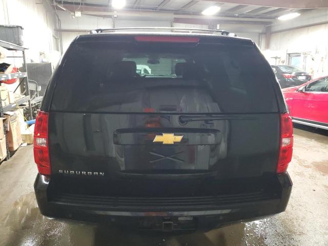 1GNSKJE72DR343948 - 2013 CHEVROLET SUBURBAN K1500 LT BLACK photo 6