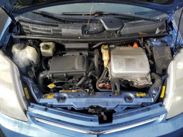 JTDKB20U277592293 - 2007 TOYOTA PRIUS BLUE photo 11