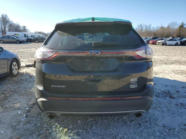 2FMTK4J9XFBB25277 - 2015 FORD EDGE SEL BLACK photo 6