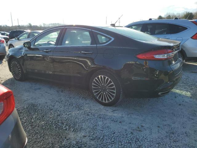 3FA6P0T98HR127564 - 2017 FORD FUSION SE BLACK photo 2