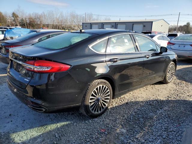 3FA6P0T98HR127564 - 2017 FORD FUSION SE BLACK photo 3