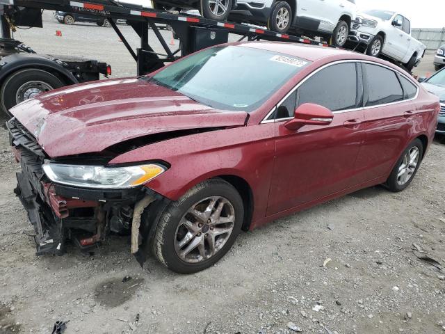 3FA6P0HD8ER236681 - 2014 FORD FUSION SE MAROON photo 1