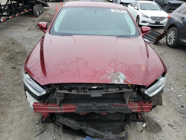 3FA6P0HD8ER236681 - 2014 FORD FUSION SE MAROON photo 5