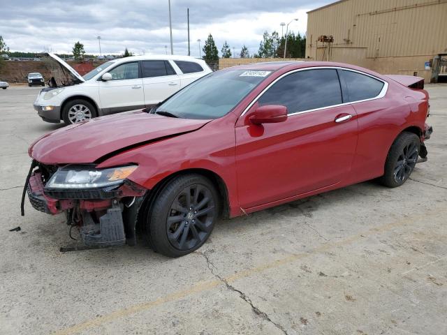 1HGCT2B80EA009335 - 2014 HONDA ACCORD EXL RED photo 1