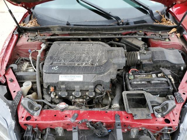 1HGCT2B80EA009335 - 2014 HONDA ACCORD EXL RED photo 11