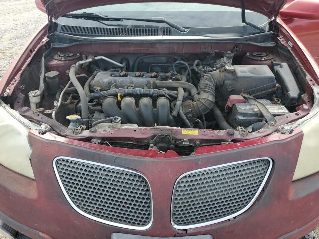 5Y2SL63835Z474984 - 2005 PONTIAC VIBE أحمر صورة 12