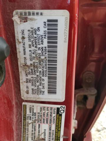 5Y2SL63835Z474984 - 2005 PONTIAC VIBE أحمر صورة 13