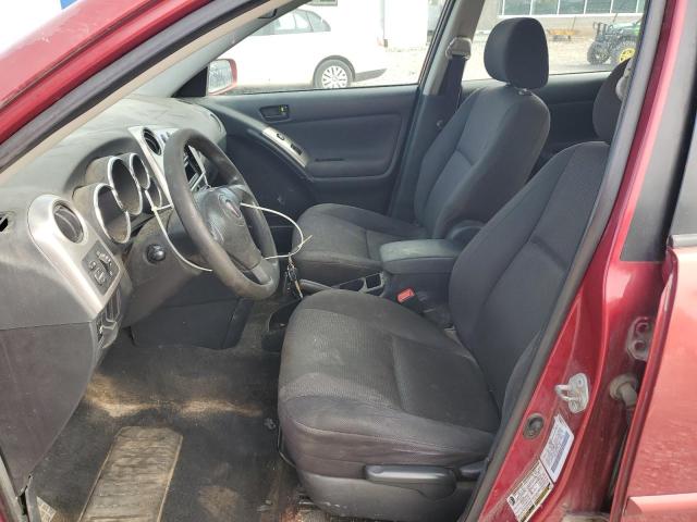 5Y2SL63835Z474984 - 2005 PONTIAC VIBE أحمر صورة 7