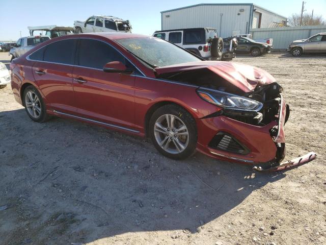 5NPE34AF5JH667691 - 2018 HYUNDAI SONATA SPORT RED photo 4