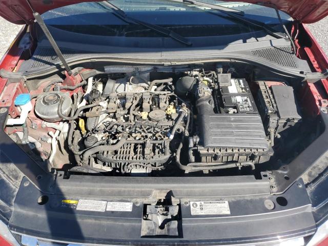 3VV0B7AX9JM078596 - 2018 VOLKSWAGEN TIGUAN S MAROON photo 12