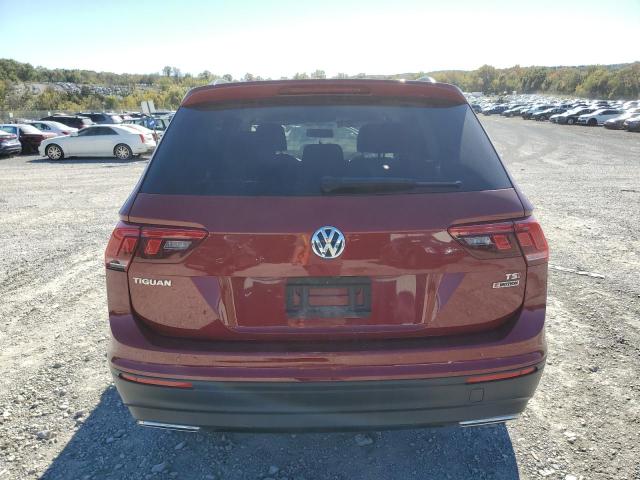 3VV0B7AX9JM078596 - 2018 VOLKSWAGEN TIGUAN S MAROON photo 6