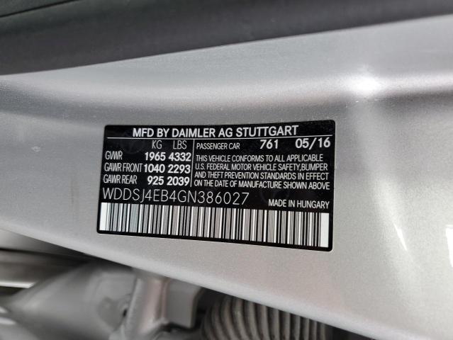 WDDSJ4EB4GN386027 - 2016 MERCEDES-BENZ CLA 250 银色 照片 13