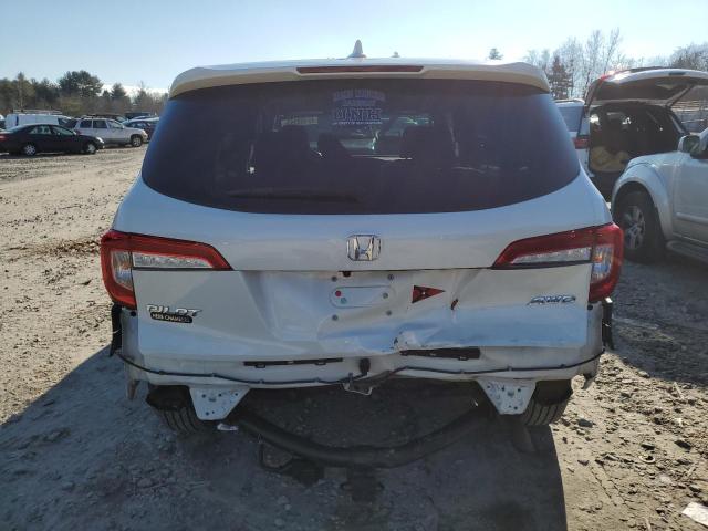 5FNYF6H54MB090393 - 2021 HONDA PILOT EXL WHITE photo 6