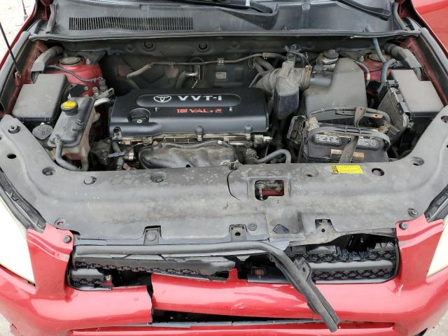 JTMBD33V965025108 - 2006 TOYOTA RAV4 RED photo 11