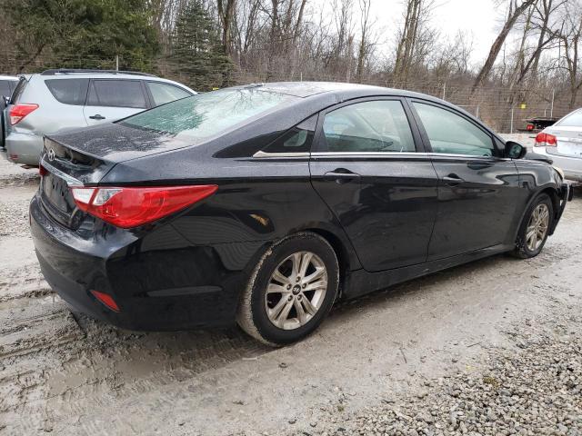 5NPEB4AC1EH872150 - 2014 HYUNDAI SONATA GLS BLACK photo 3