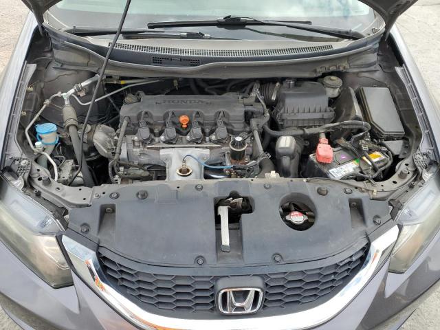 19XFB2F5XFE219227 - 2015 HONDA CIVIC LX GRAY photo 11