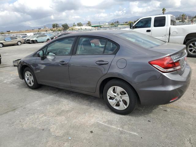 19XFB2F5XFE219227 - 2015 HONDA CIVIC LX GRAY photo 2