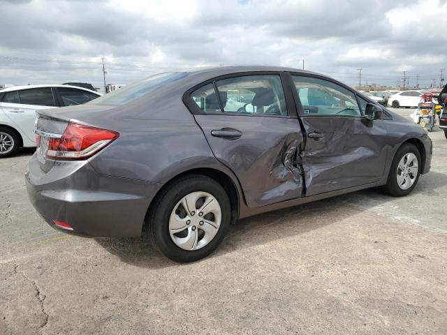 19XFB2F5XFE219227 - 2015 HONDA CIVIC LX GRAY photo 3