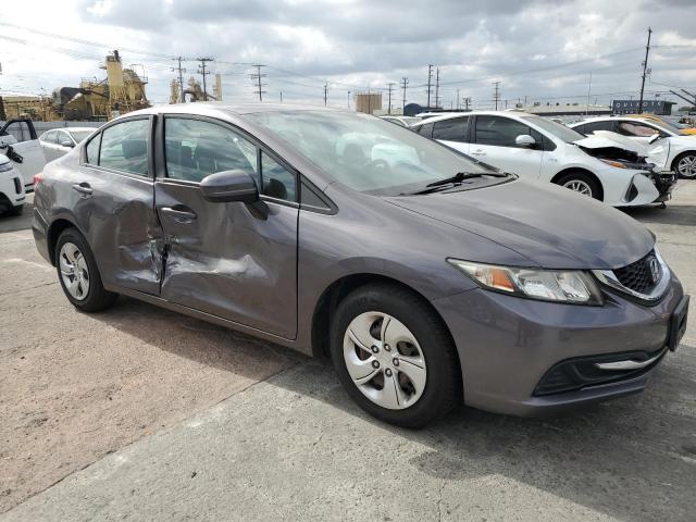 19XFB2F5XFE219227 - 2015 HONDA CIVIC LX GRAY photo 4