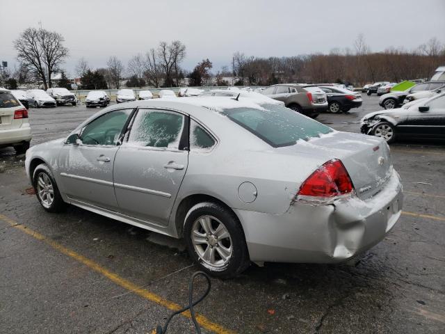 2G1WF5E38D1120754 - 2013 CHEVROLET IMPALA LS SILVER photo 2