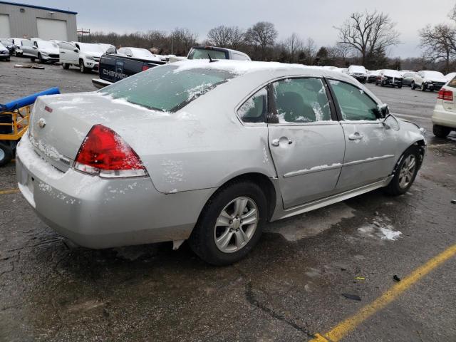 2G1WF5E38D1120754 - 2013 CHEVROLET IMPALA LS SILVER photo 3