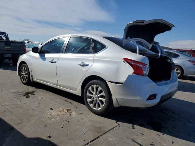 3N1AB7AP0KY231141 - 2019 NISSAN SENTRA S WHITE photo 2