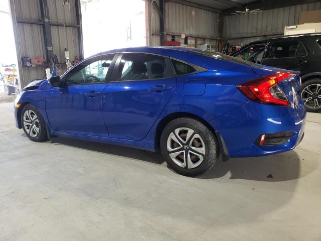 19XFC2F5XJE010611 - 2018 HONDA CIVIC LX ლურჯი ფოტო 2