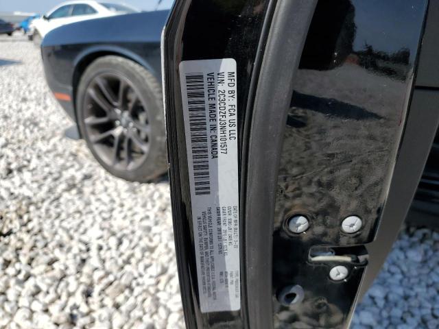 2C3CDZFJ3NH101577 - 2022 DODGE CHALLENGER R/T SCAT PACK GRAY photo 12