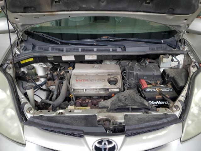 5TDZA22C26S480054 - 2006 TOYOTA SIENNA XLE Сұр фото 12
