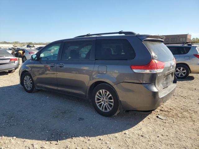5TDYK3DC6CS182081 - 2012 TOYOTA SIENNA XLE ნაცრისფერი ფოტო 2