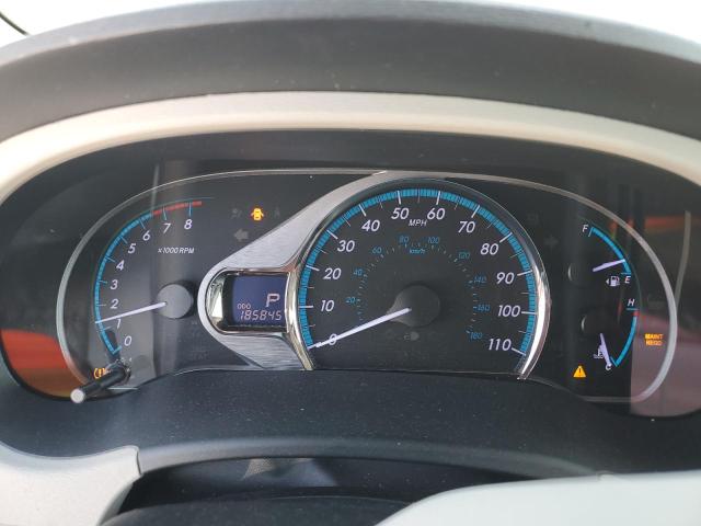 5TDYK3DC6CS182081 - 2012 TOYOTA SIENNA XLE ნაცრისფერი ფოტო 9