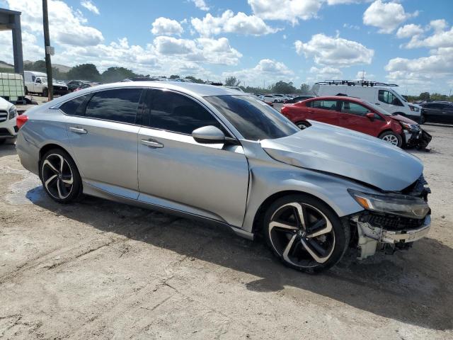 1HGCV1F35JA178604 - 2018 HONDA ACCORD SPORT 银色 照片 4