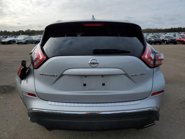 5N1AZ2MH3JN103466 - 2018 NISSAN MURANO S SILVER photo 6