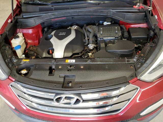 5XYZWDLA0DG049765 - 2013 HYUNDAI SANTA FE S RED photo 12