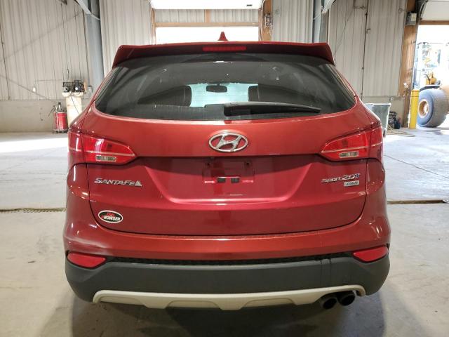 5XYZWDLA0DG049765 - 2013 HYUNDAI SANTA FE S RED photo 6