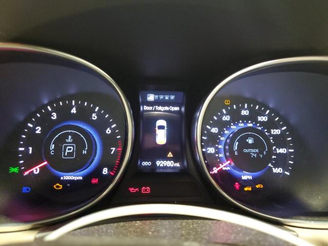 5XYZWDLA0DG049765 - 2013 HYUNDAI SANTA FE S RED photo 9