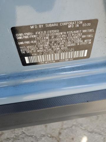 JF2GTABC1M8220145 - 2021 SUBARU CROSSTREK 蓝色 照片 13